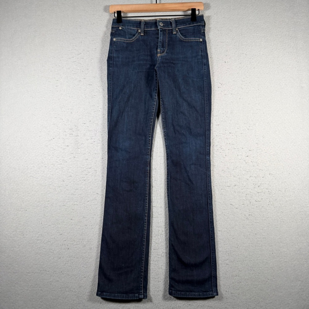 7 For All Mankind The Modern Straight Jeans Dark Washโ Women 25 AU0377400A USA